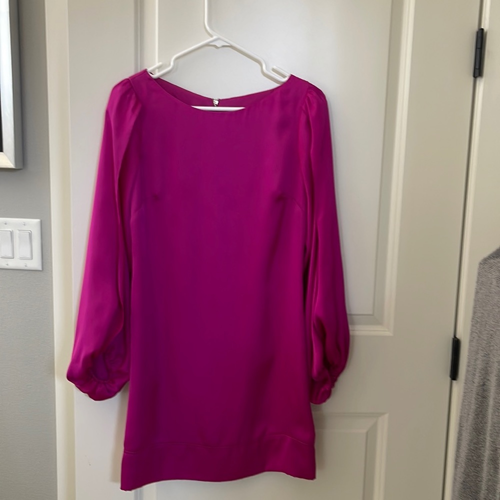 Women’s mini, long sleeves dress.